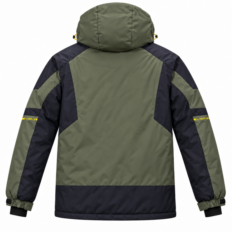 Термокуртка зимняя Snow мужская M-3XL мембранная Omni-Heat,M, Хаки