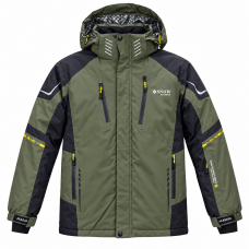Термокуртка зимняя Snow мужская M-3XL мембранная Omni-Heat,XL, Хаки