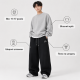 Штани спортивні GMWL для хлопчика підлітка baggy широкі 10-17 років,Чорний, 176