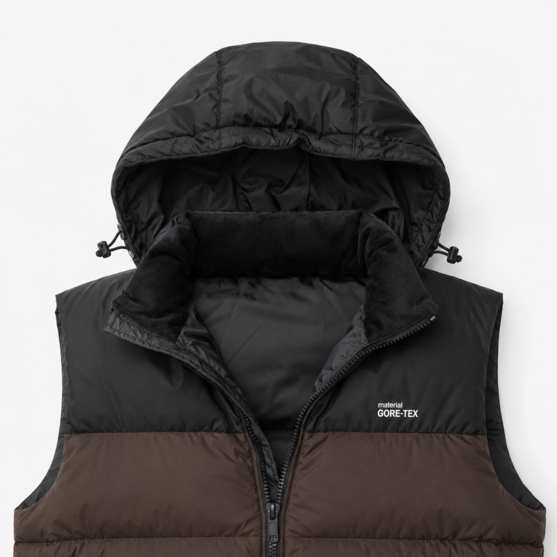 Жилет мужской Bihor утепленный Core-Tex,4XL, Темный шоколад