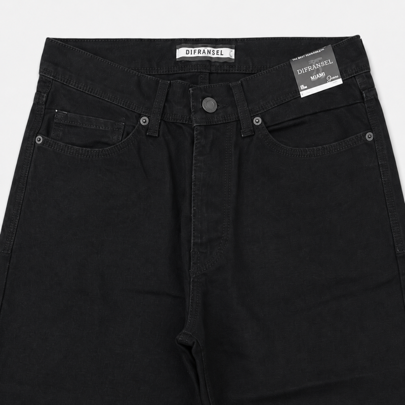 Джинсы мужские Difransel mom balloon 100% коттон без стрейча,34  Черный