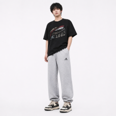 Штани спортивні XIN.QD джогери baggy для хлопчика 10-15 років широкі з манжетом,Сірий, 164