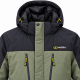 Термокуртка зимняя Audsa мужская M-3XL мембранная Omni-Heat,XL, Хаки