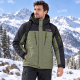 Термокуртка зимняя Audsa мужская M-3XL мембранная Omni-Heat,XL, Хаки