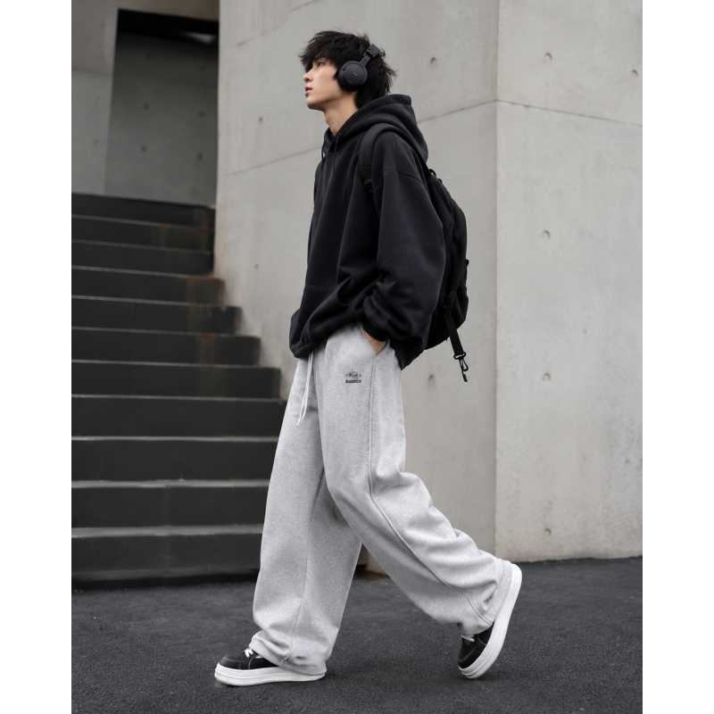 Штани спортивні GMWL для хлопчика підлітка baggy широкі 10-17 років,Сірий, 170