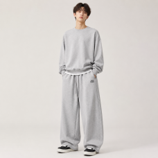 Штани спортивні GMWL для хлопчика підлітка baggy широкі 10-17 років,Сірий, 164