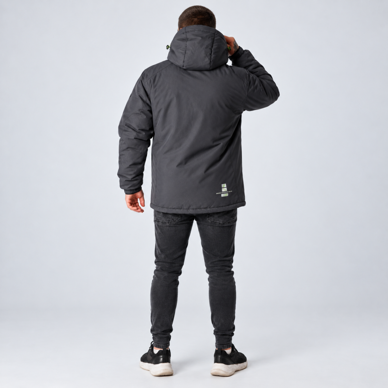 Термокуртка Snow мужская XXL-6XL зимняя мембранная Omni-Heat,XXL, Серый