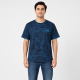 Футболка чоловіча Red-Down 2XL-5XL - великі розміри, 95% бавовна 5% еластан,XXL,Темно-синій