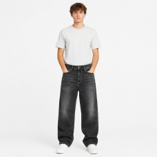 Джинсы широкие Difransel baggy мужские 100% коттон,32  Графит