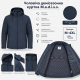 Куртка демисезонная M.a.d.i.s.s. мужская M-4XL,Синий графит, L