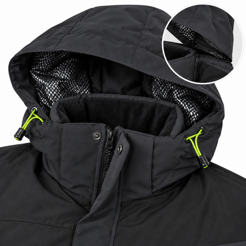 Куртка термо зимняя Audsa мужская M-3XL лыжная,Графит,L