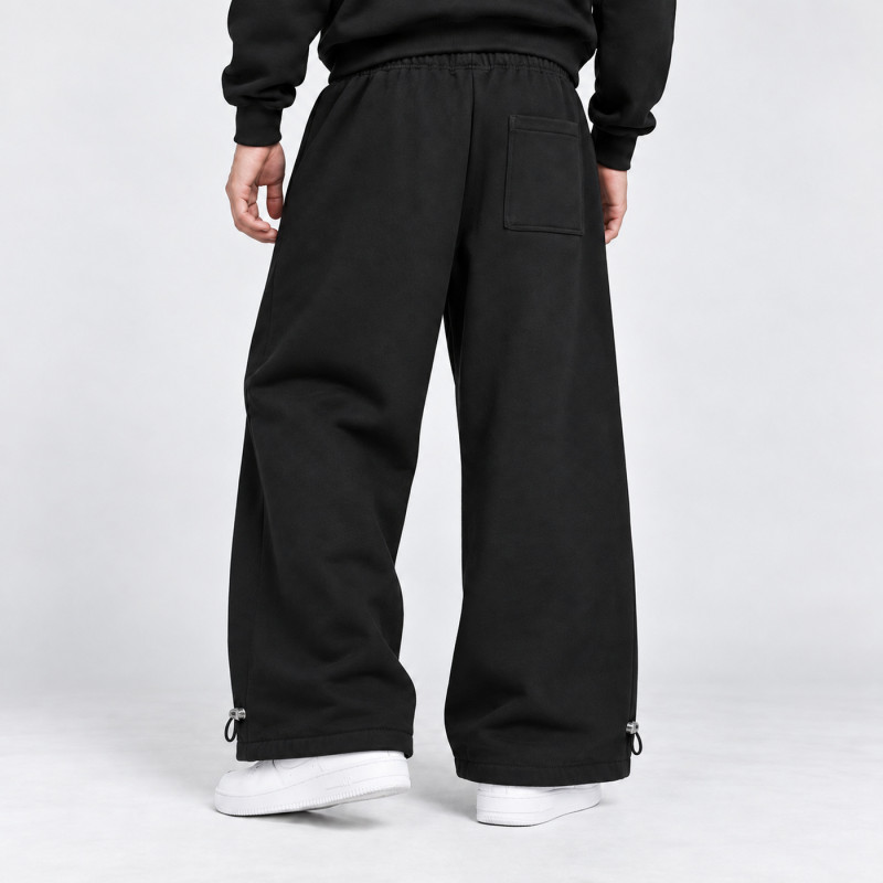 Теплые штаны GMWL для мальчика широкие Baggy,Черный, 152