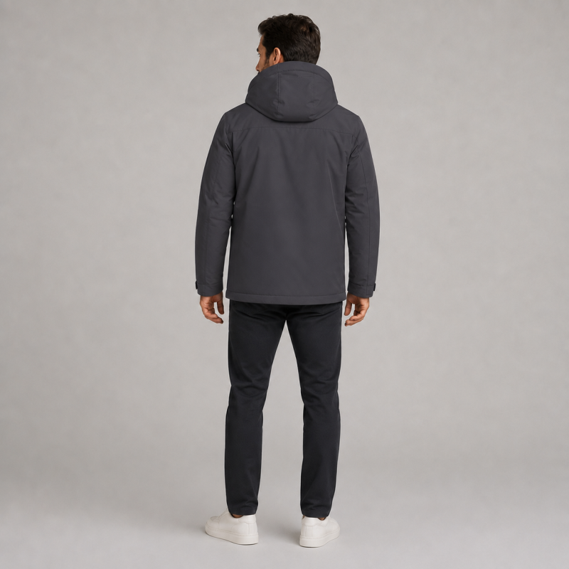 Куртка демисезонная M.a.d.i.s.s. мужская M-4XL на подкладке,Коричневый, 4XL