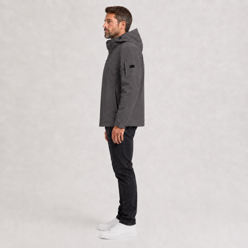 Куртка демисезонная M.a.d.i.s.s. мужская M-4XL на подкладке,Коричневый, XXXL