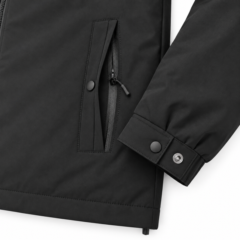 Куртка мужская Myst демисезонная 3XL-8XL непромокаемая,Черный, XXXL