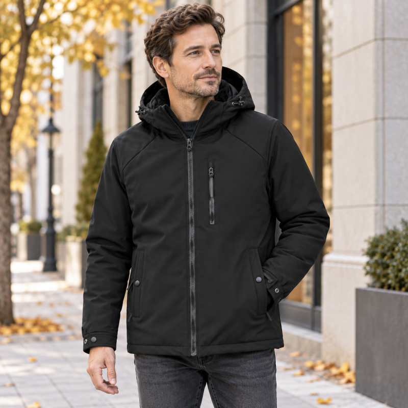 Куртка мужская Myst демисезонная 3XL-8XL непромокаемая,Черный, 4XL