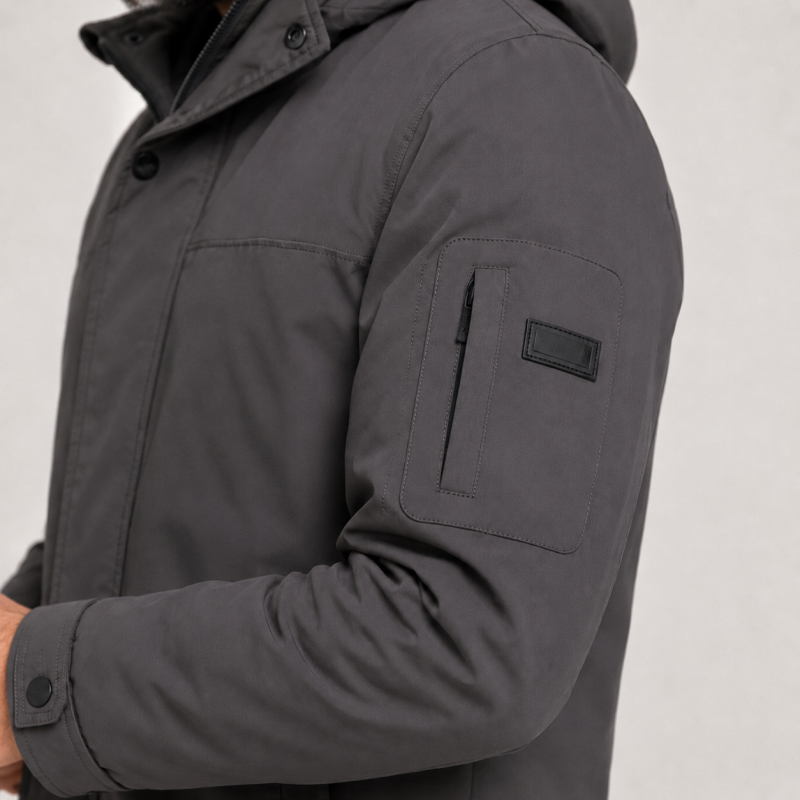 Куртка демисезонная M.a.d.i.s.s. мужская M-4XL на подкладке,Коричневый, XL