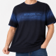 Футболка чоловіча Red-Down 2XL-5XL з манжетом - великі розміри, 95% бавовна 5% еластан,XXXL,Чорний