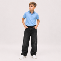 Джинси баггі Willmen для хлопчика 9-17 років з утяжкою на поясі,Графіт 164