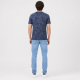 Футболка чоловіча Gaballi бавовна 95% еластан 5% - повномірна модель Туреччина,XXL,Темно-синій