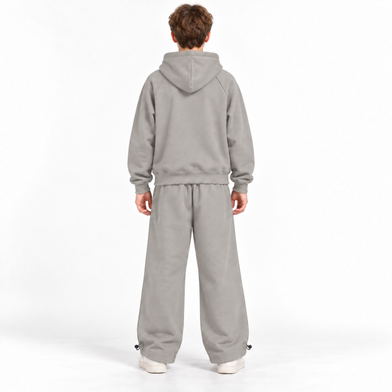 Теплый костюм Alder для мальчика с худи и брюками Baggy,Оливковый хаки 164