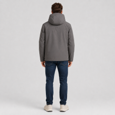 Куртка демисезонная M.a.d.i.s.s. мужская M-4XL,Стальной серый, XL