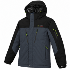 Термокуртка зимняя Audsa мужская M-3XL мембранная Omni-Heat,XXL, Графит