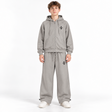 Теплый костюм Alder для мальчика с худи и брюками Baggy,Оливковый хаки 146