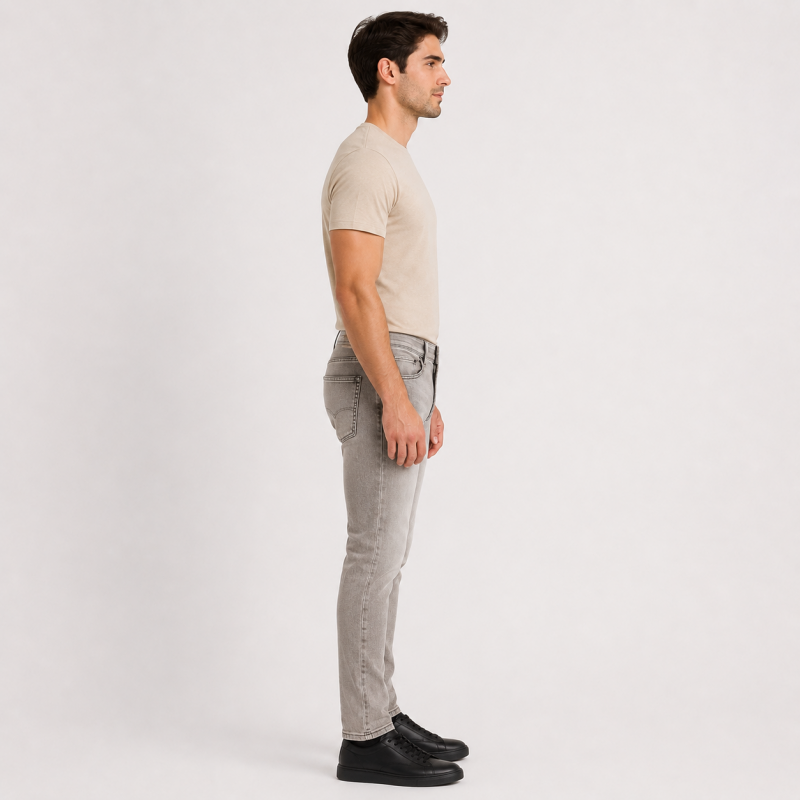 Чоловічі джинси CDEVOIR slim fit звужені, 33 Світло-сірий