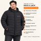 Мужская зимняя куртка батал Boos & Jack 5XL–10XL Thinsulate,Черный,8XL