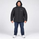 Мужская зимняя куртка батал Boos & Jack 5XL–10XL Thinsulate,Черный,6XL