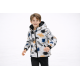 Куртка демісезонна двостороння Happy House для хлопчика 5-14 років легка водонепроникна куртка дитяча,Чорний, 146-152