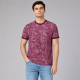 Футболка чоловіча Red-Down 2XL-5XL - великі розміри, 95% бавовна 5% еластан, 4XL, Бордовий