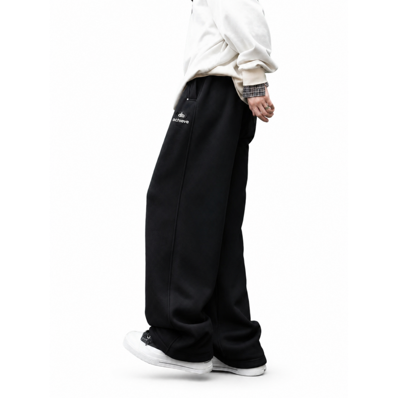 Штани спортивні XIN.QD baggy для хлопчика 10-15 років широкі підліткові,Чорний, 140