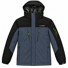 Термокуртка зимняя Audsa мужская M-3XL мембранная Omni-Heat,M, Графит