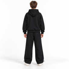 Теплый костюм Alder для мальчика с худи и брюками Baggy,Черный 146