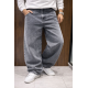 Чоловічі джинси baggy John Lucca широкі прямі streetwear оверсайз із щільного деніму 100% бавовна,29 Сірий