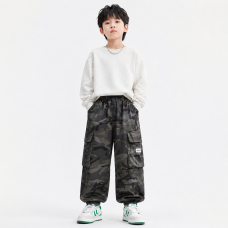 Джогери Alder Military для хлопчика 9-14 років мом карго baggy,Сірий 152