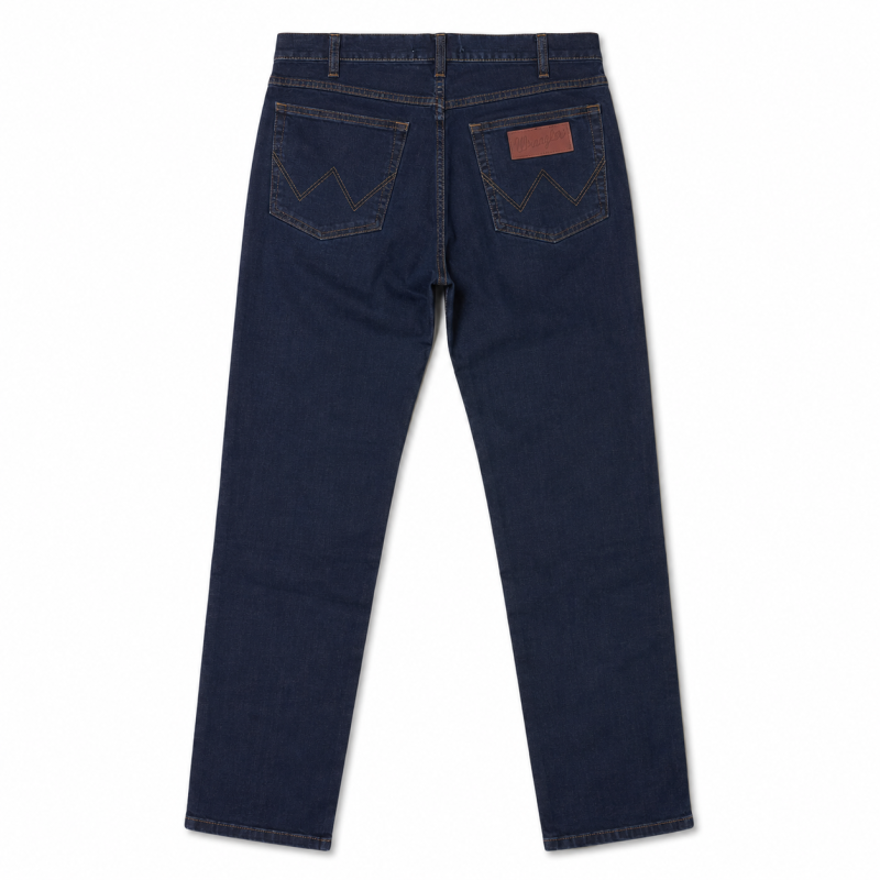 Джинсы мужские Wrangler Regular прямые 100% коттон,36  Темно-синий