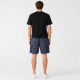 Шорты мужские Sport в клетку 2XL-6XL — летние карго шорты на резинке,Синий, 4XL