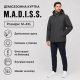 Куртка демисезонная M.a.d.i.s.s. мужская M-4XL на подкладке,Графит, XXL