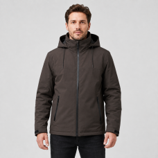Куртка демисезонная M.a.d.i.s.s. мужская M-4XL,Темный шоколад, XL