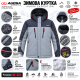 Термокуртка зимняя Audsa мужская M-3XL мембранная Omni-Heat,L, Серый