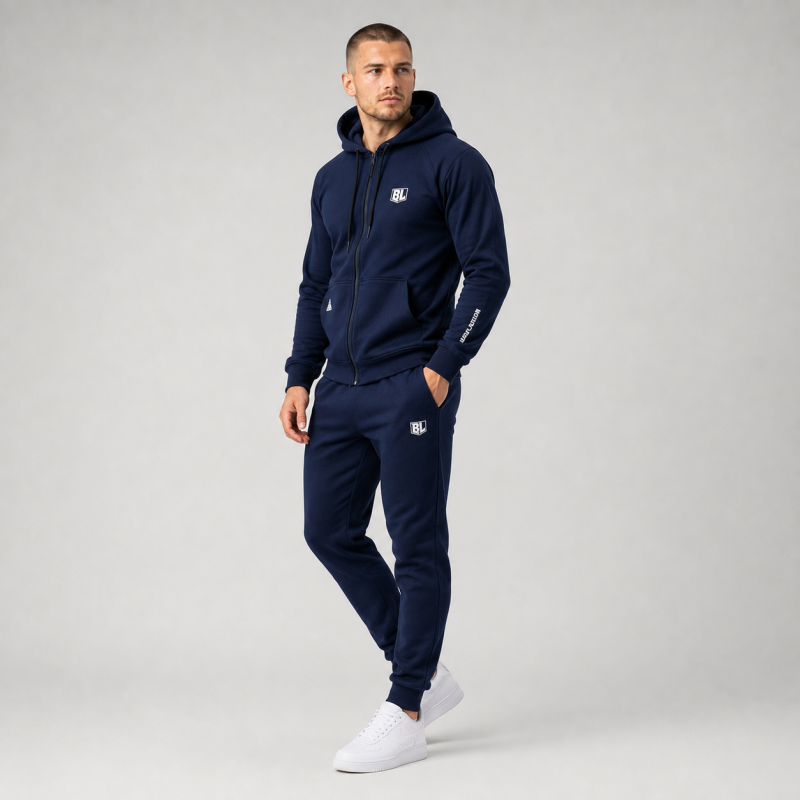 Костюм спортивный BL мужской S-XXL,XXL, Темно-синий