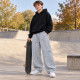 Теплые штаны GMWL для мальчика широкие Baggy,Серый, 164