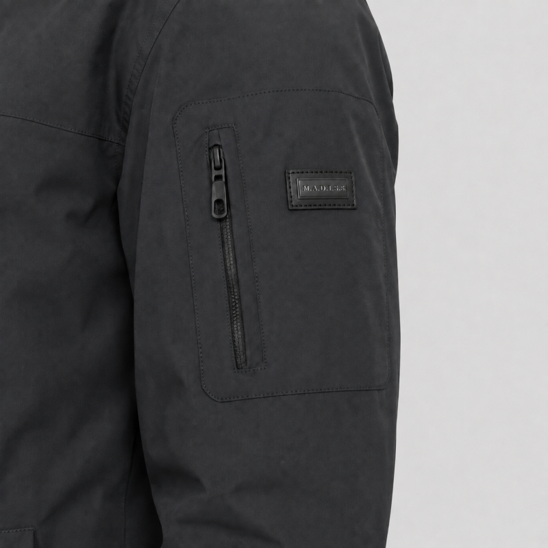 Куртка демисезонная M.a.d.i.s.s. мужская M-4XL на подкладке,Графит, M