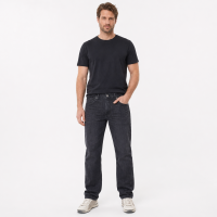 Джинсы мужские Wrangler Regular прямые 100% коттон,33  Темно-серый графит