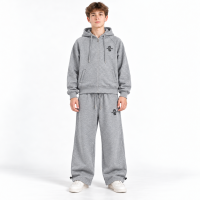 Теплый костюм Alder для мальчика с худи и брюками Baggy,Серый 158
