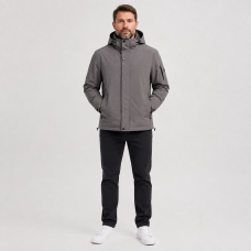 Куртка демисезонная M.a.d.i.s.s. мужская M-4XL на подкладке,Мокко, XL