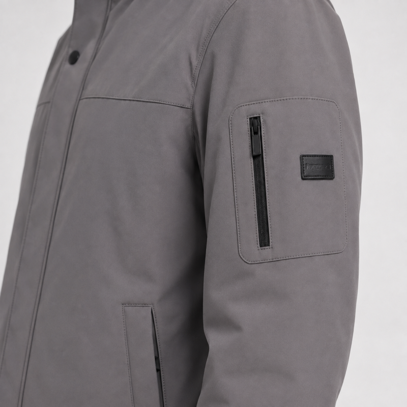 Куртка демисезонная M.a.d.i.s.s. мужская M-4XL на подкладке,Мокко, XXL